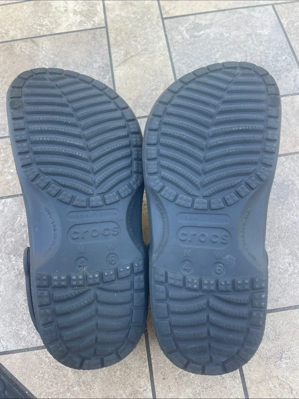 CROCS Classic Slip-On Sandals in Black - Picture 3 of 7